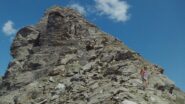 La risalita alla Becca d'Aran