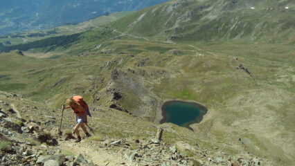 Itinerario di salita da Vetan e Lago Morto