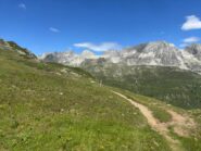inizio traverso versante nord