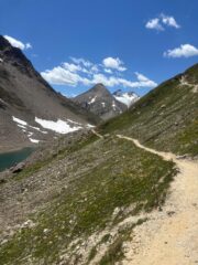 Dal Passo di Gries inizia la discesa