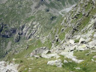 il rifugio dal sentiero per la bocchetta