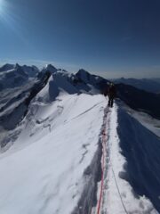 Cresta tra Breithorn Occidentale e Centrale
